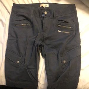 Rewind grey skinny cargo pants